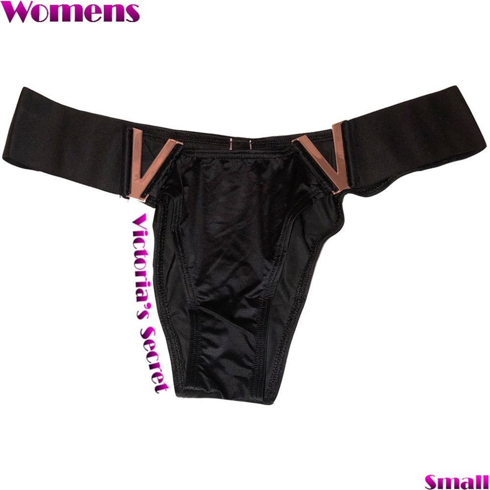 Victoria’s Secret Small Black Brazilian Panty .. NWT